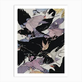 Crows Art Print