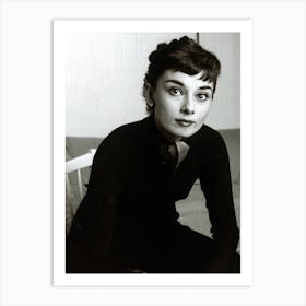 Audrey Hepburn, November 1954 Art Print