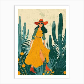 Stardust Dreams A Mid Century Reverie Art Print