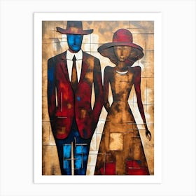 Bonnie and Clyde Art Print