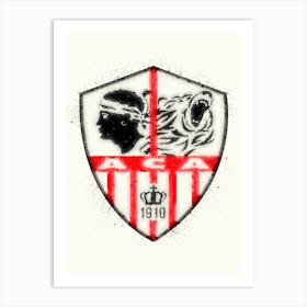 Ac Ajaccio Football Club Art Print