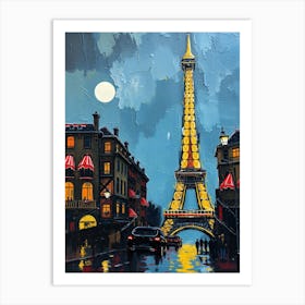 Paris At Night 3 Art Print