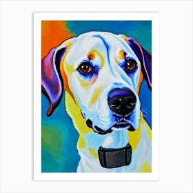 Manchester Terrier Fauvist Style Dog Art Print
