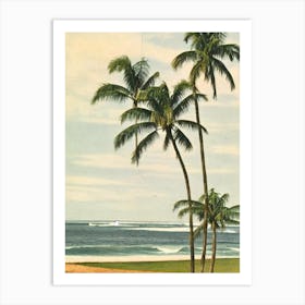 Collaroy Beach Australia Vintage Art Print