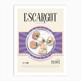 Escargot Art Print