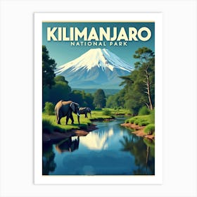 Kilimanjaro National Park 5 Art Print