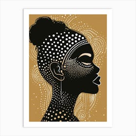 Portrait Of African Woman 52 Art Print