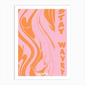 Wavey Art Print