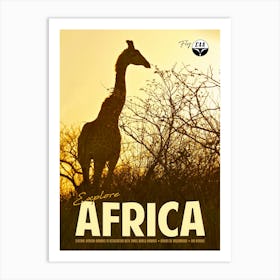 Explore Africa Art Print