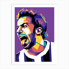 Del Piero Wpap Art Print