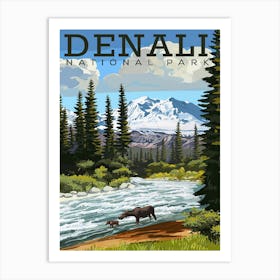 Denali National Park Art Print