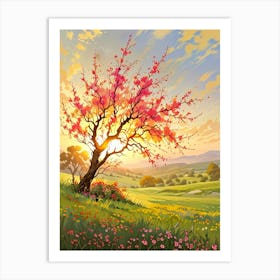 Cherry Blossom Tree 9 Art Print