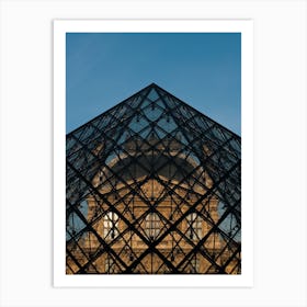 Louvre And The Pyramid Art Print
