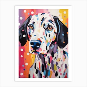 Dalmation Pop Art Inspired 4 Art Print