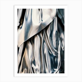 Close Up Of A Silver Dress Art Print