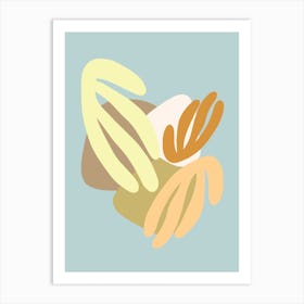 Floral Matisse Shapes 5 Art Print