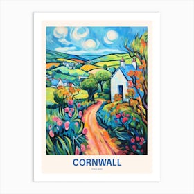 Cornwall England Uk Travel Poster Art Print