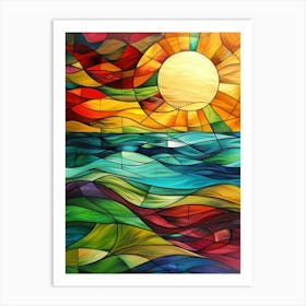 Sunset In The Sky 6 Art Print