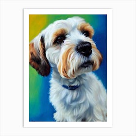 Dandie Dinmont Terrier Fauvist Style Dog Art Print