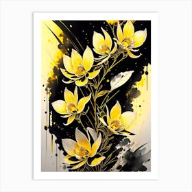 Yellow Flowers 1 Art Print