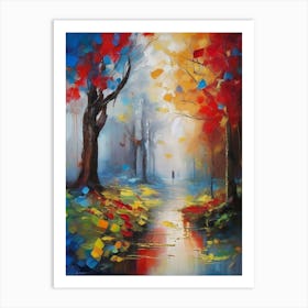 Autumn Forest 14 Art Print