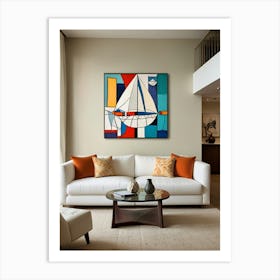 Sailboat 3 Art Print