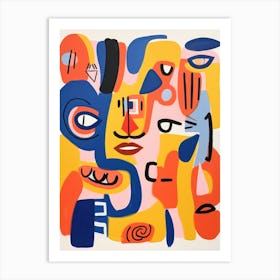 'Faces' Art Print