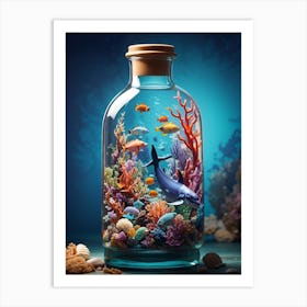 Default Magazine Cover For Sea Animals In A Glass Bottle Vi 0 C591fc84 3ed6 4159 Ab9c Adfde29864d5 1 Art Print