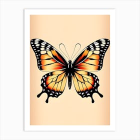 Butterfly Tattoo Design Art Art Print