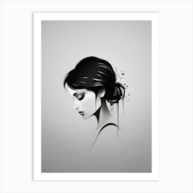 Portrait Of A Woman 1 Art Print