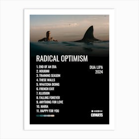 Radical Optimism Dua Lipa - Album Poster Art Print