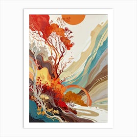 Autumn Trees 2 Art Print