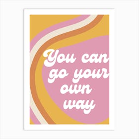 70's Style Fleetwood Mac Lyric Print Art Print