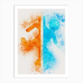 Portal • 2d Version Watercolor Art Print