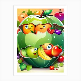 Fruit Mania Art Print