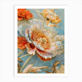 Chinese Embroidery 25 Art Print