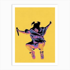 Sassy Girl Billie Eilish Art Print