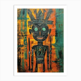 African King Art Print