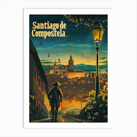 Santiago de Compostela Spain Art Print