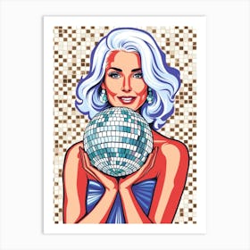 Disco Ball 4 Art Print