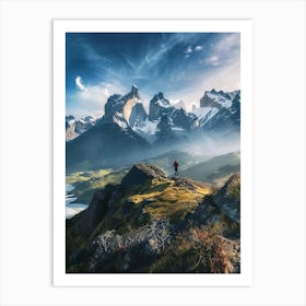 Chilean Mountains 1 Art Print