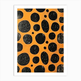 'Orange Dots' Art Print