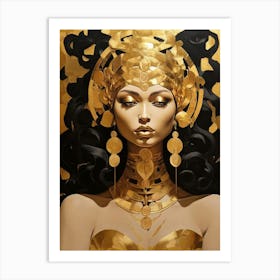 Gold Goddess Art Print 0 1 Art Print