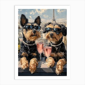 Airedale Whimsy 17 Art Print