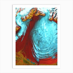 Arctic Ice Art Print