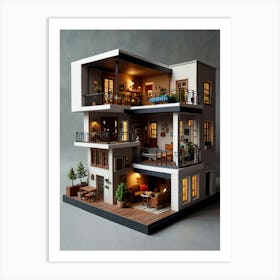 Miniature House 1 Art Print