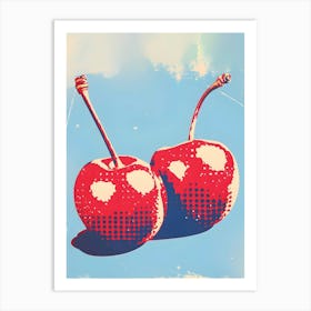 Cherry Pop Art Art Print