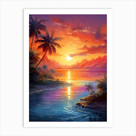 Sunset 4 Art Print