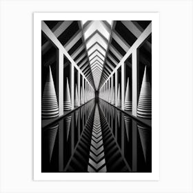 Geometric Reflections Abstract 12 Art Print