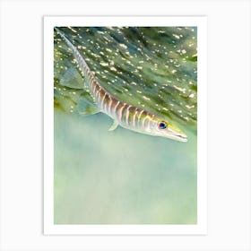 Needlefish Storybook Watercolour Art Print